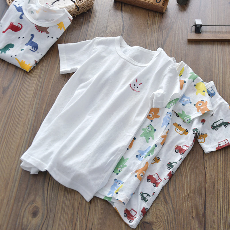 日系儿童超薄纯棉夏季上衣家居服男女童网眼镂空空调睡衣短袖T恤,童装/婴儿装/亲子装,家居服上装,淘宝优惠券,粉丝福利购,淘宝优惠卷