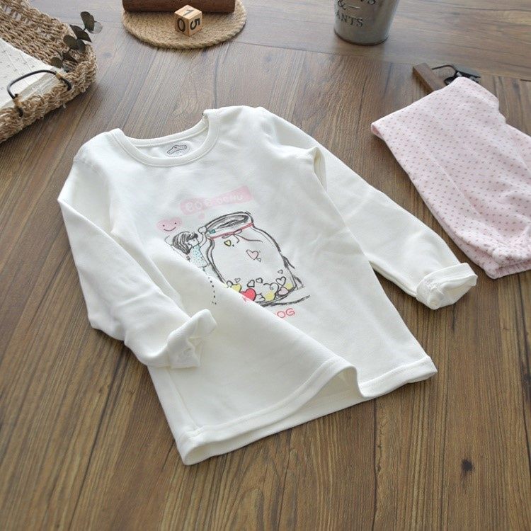 特价清仓  儿童磨毛厚款纯棉内衣女童冬季保暖秋衣裤套装