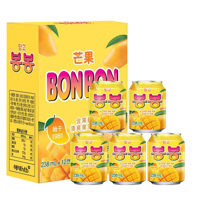 海太果肉芒果韩国238ml