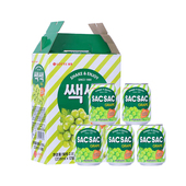 韩国原装 进口饮料整箱网红乐天LOTTE葡萄汁果汁果肉饮品238ml12罐