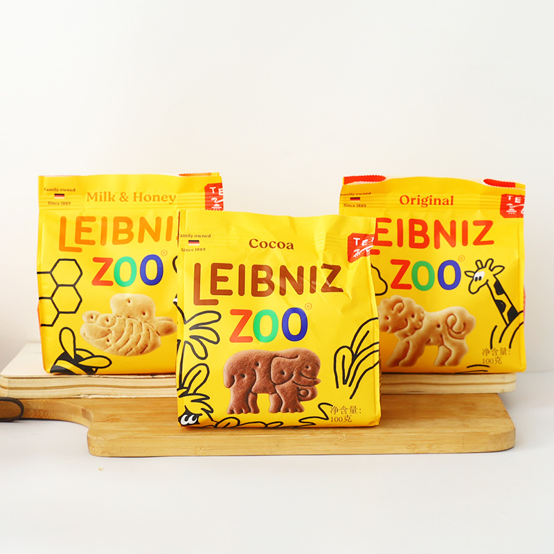 德国进口leibniz百乐顺动物造型饼干儿童零食宝宝婴幼儿卡通造型