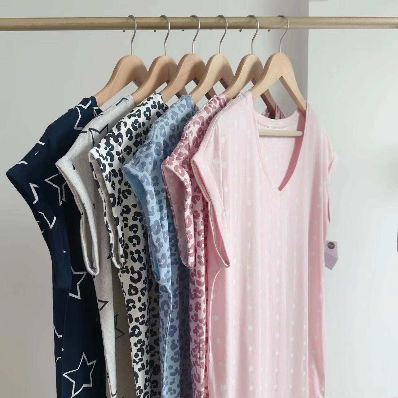 牛货太舒服了 实用透气舒适棉质家居服睡裙女