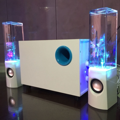 笔记本电脑音响家用台式小型音箱超重低音炮手机喷水喷泉水舞影响