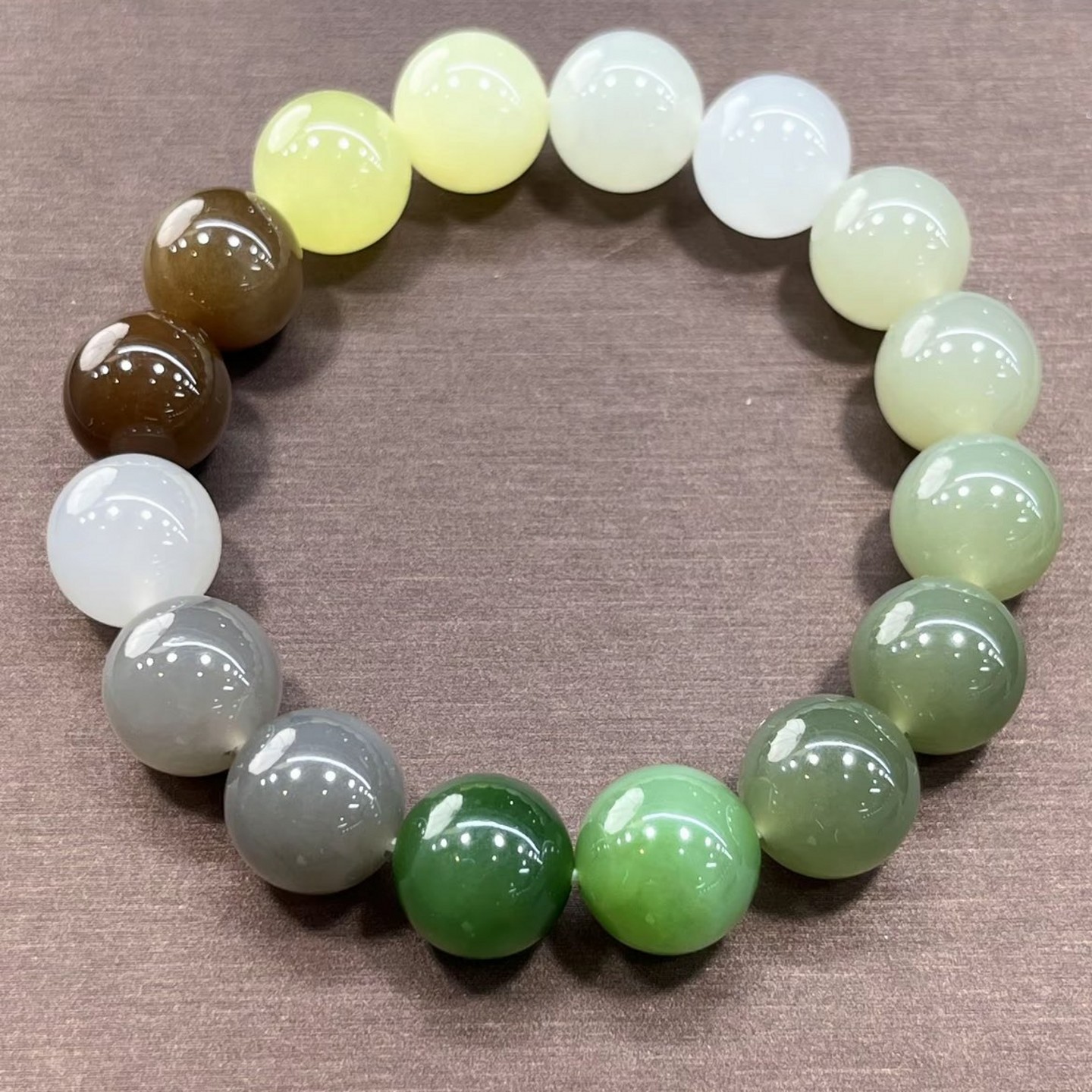 精挑货头天然新疆和田玉手链