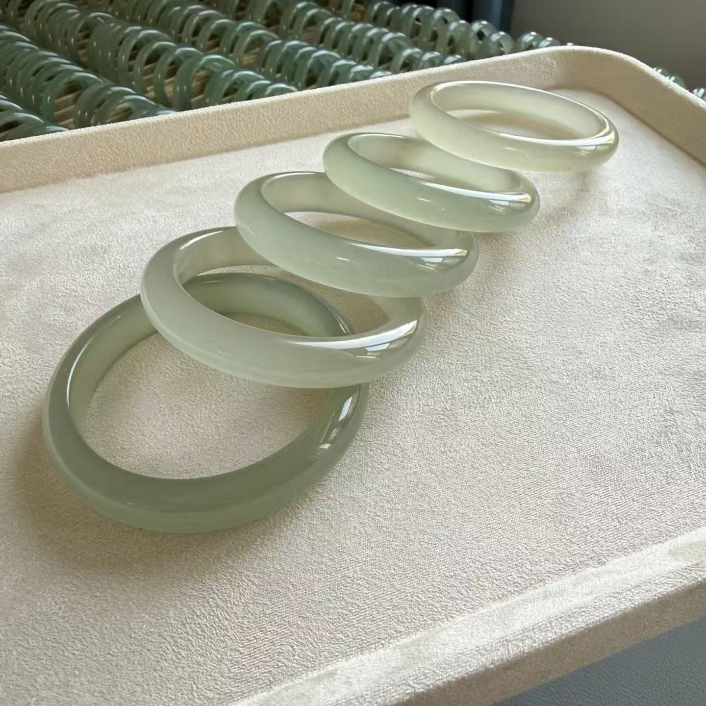 爆款正品玉石玉器东陵手镯女款