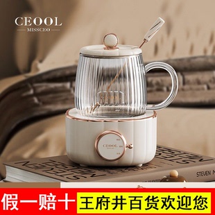 CEOOL总裁小姐电炖杯多功能电热杯 办公室迷你养生炖杯小型烧水壶