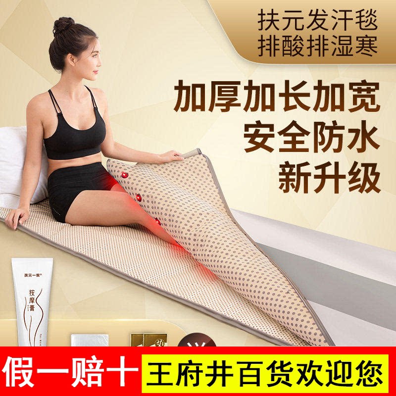扶元十1汗蒸毯家用蒸桑拿远红外汗蒸袋排湿全身发热发汗干蒸仪器