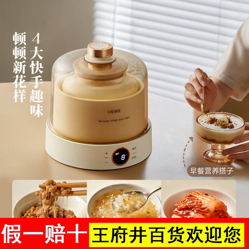 OIDIRE偶点酸奶机家用小型全自动自制纳豆甜米酒发酵一体机烹饪机图片