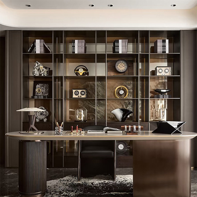 现代轻奢书房柜子摆件样板间钟表手表书架书桌装饰品美学陈列软装,家居饰品,桌面摆件,淘宝优惠券,粉丝福利购,淘宝优惠卷