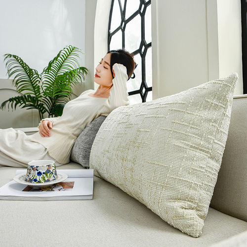 简约风护腰抱枕客厅组合沙发靠垫卧室长方形家居床头靠背垫可拆洗