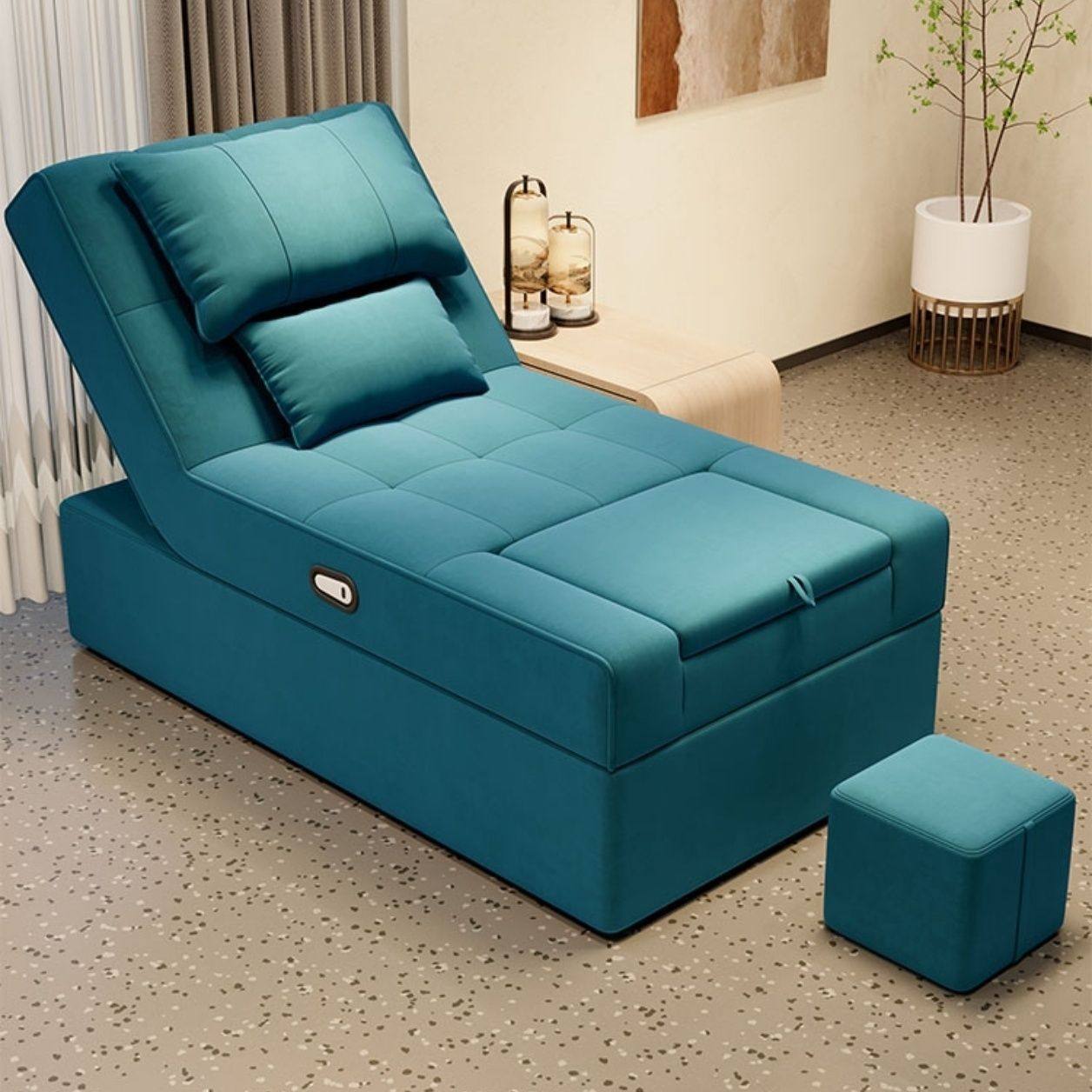 足疗沙发足浴电动洗脚按摩一体沐足按摩床采耳洗浴泰式spa躺椅