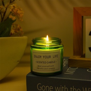 香薰蜡烛 无烟蜡烛香氛大豆蜡香味香氛伴手礼玻璃杯香薰摆件