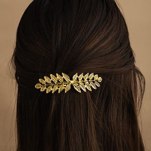 巴洛克树叶子发夹欧美风时尚 头饰一字夹边夹马尾夹弹簧夹发饰