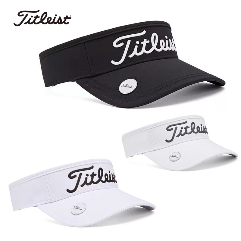 Titleist泰特利斯高尔夫球帽子带球标无顶帽时尚运动男帽遮阳帽