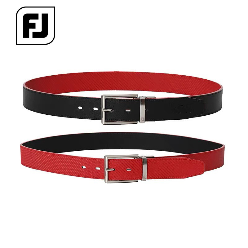 新款FootJoy高尔夫腰带ReversibleBelt男式皮带FJ双面golf腰带