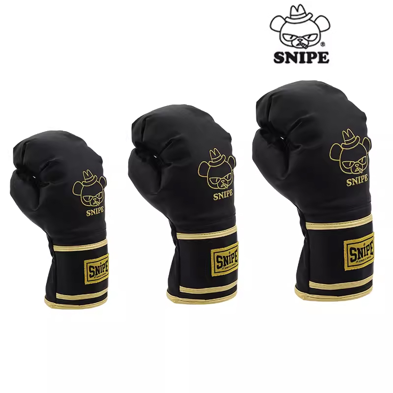 SNIPE大阪熊高尔夫杆套小熊拳击一号木球道木铁木杆发球木杆头套