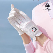 韩国FINGER TEN高尔夫手套女士防滑透气手套golf手套双手1双装