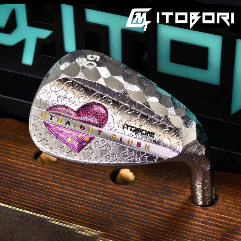 Itobori一刀雕新款粉色蓝色爱心高尔夫挖起杆扑克牌女生高尔夫杆