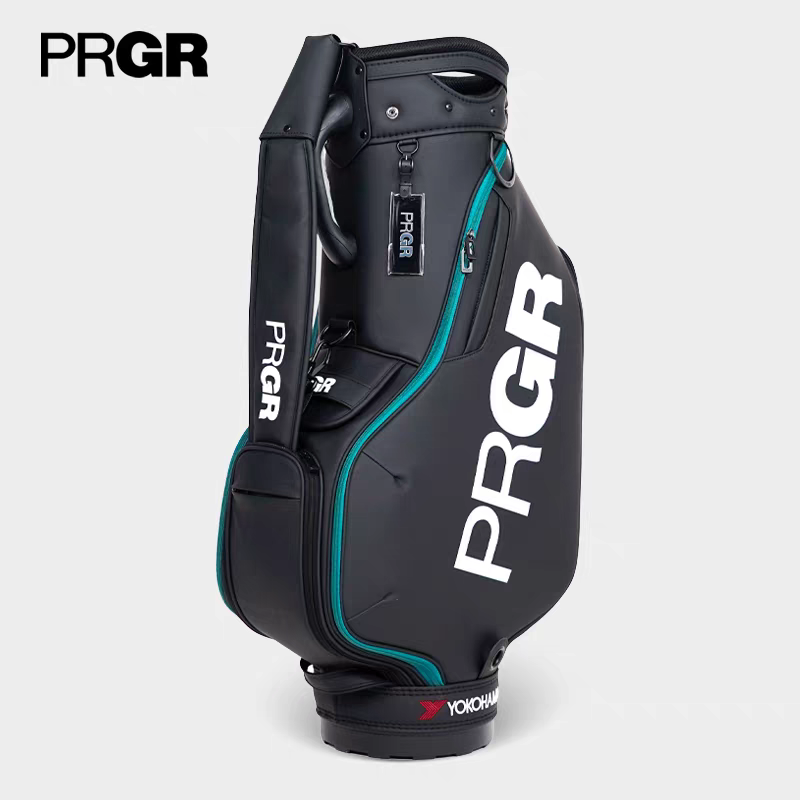PRGR高尔夫球包男士新款黑白色标准包轻量便携全套golf球杆包