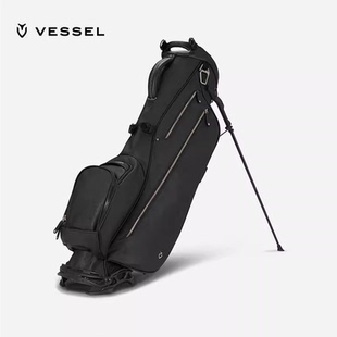 VESSEL 高尔夫球包超纤皮革 防泼水golf bag轻便支架包 男女通用