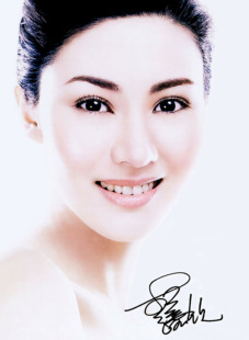 港星李嘉欣明星写真宿舍餐厅民宿怀旧复古墙贴老照片海报装饰画19