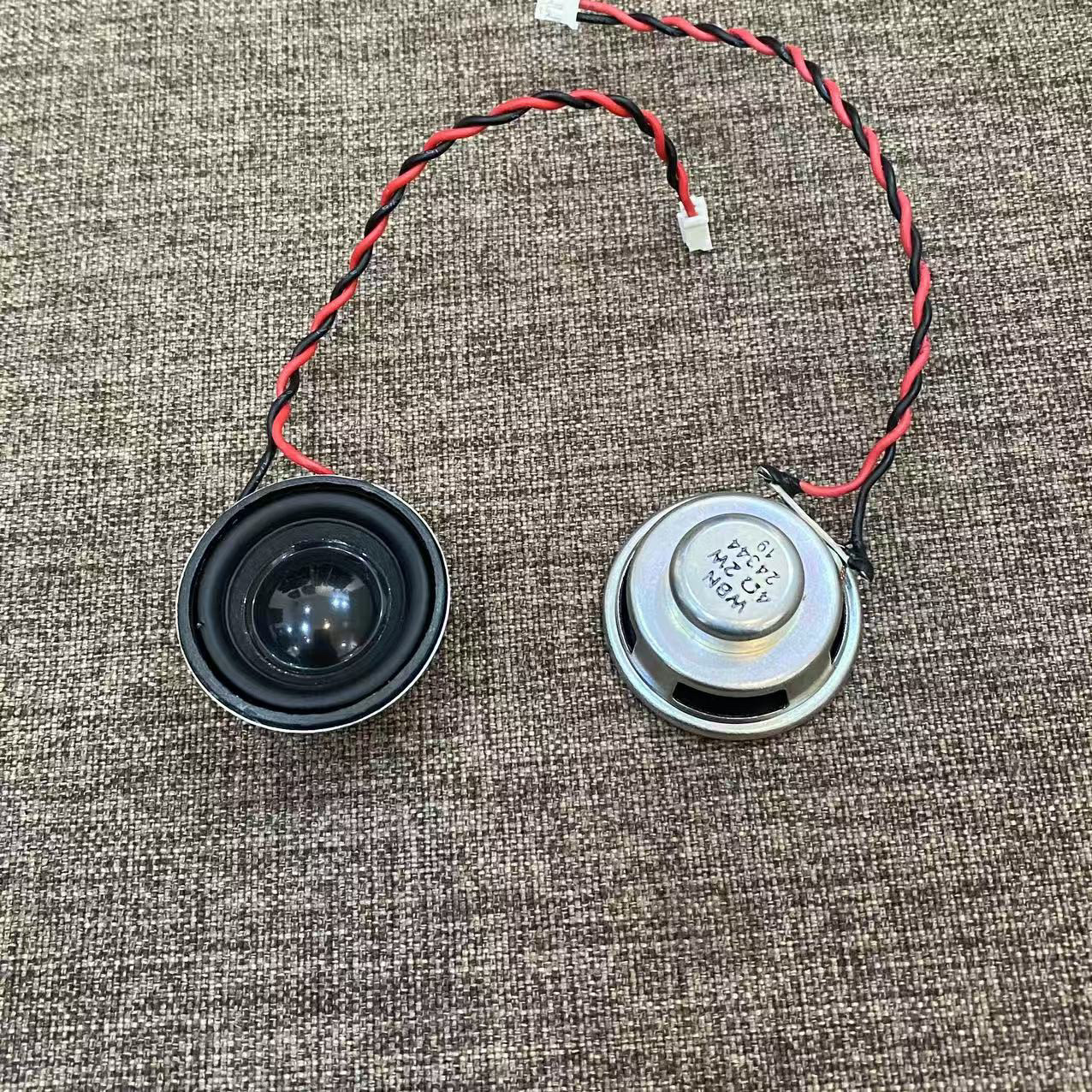 圆形1.25寸喇叭4欧2瓦36MM全频喇叭HiFi发烧蓝牙音箱扬声器带线