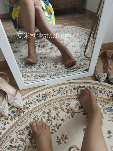 fiore欧美风t裆脚尖全透明丝袜