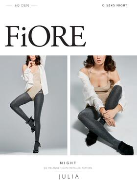 手感柔软舒适Fiore Night 60D灰色连裤袜 春秋显瘦两季可单穿减龄