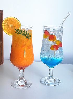 玻璃家用商用奶茶果汁奶昔冷饮杯