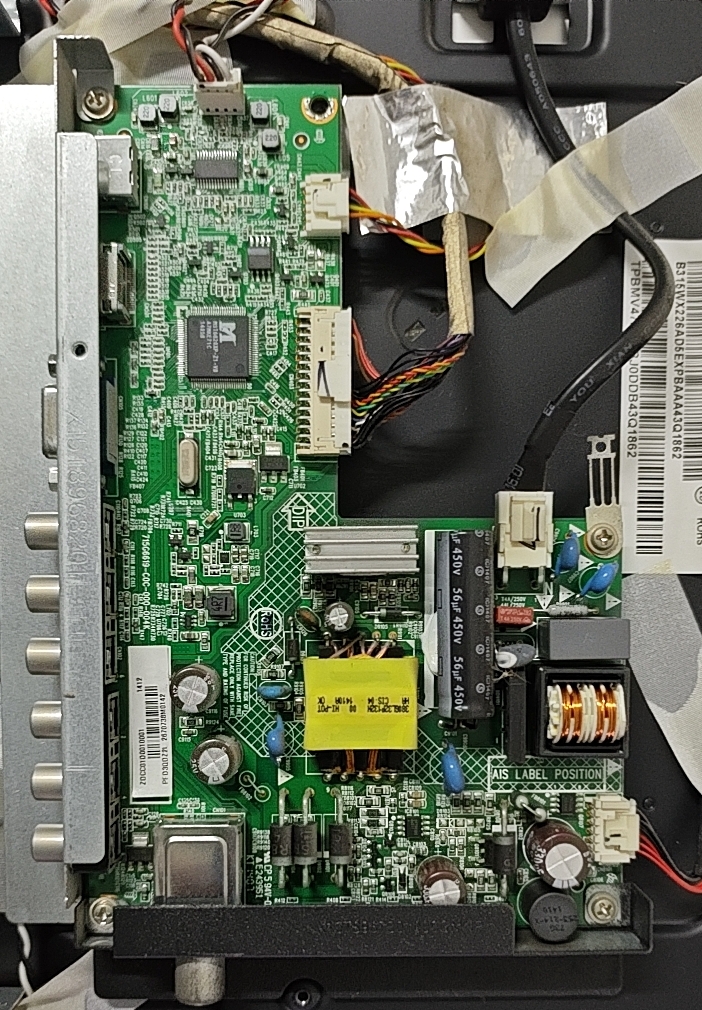 冠LE32A3158/80 T3250MD主板715G6619-C0C-000-004K屏TPT315B5