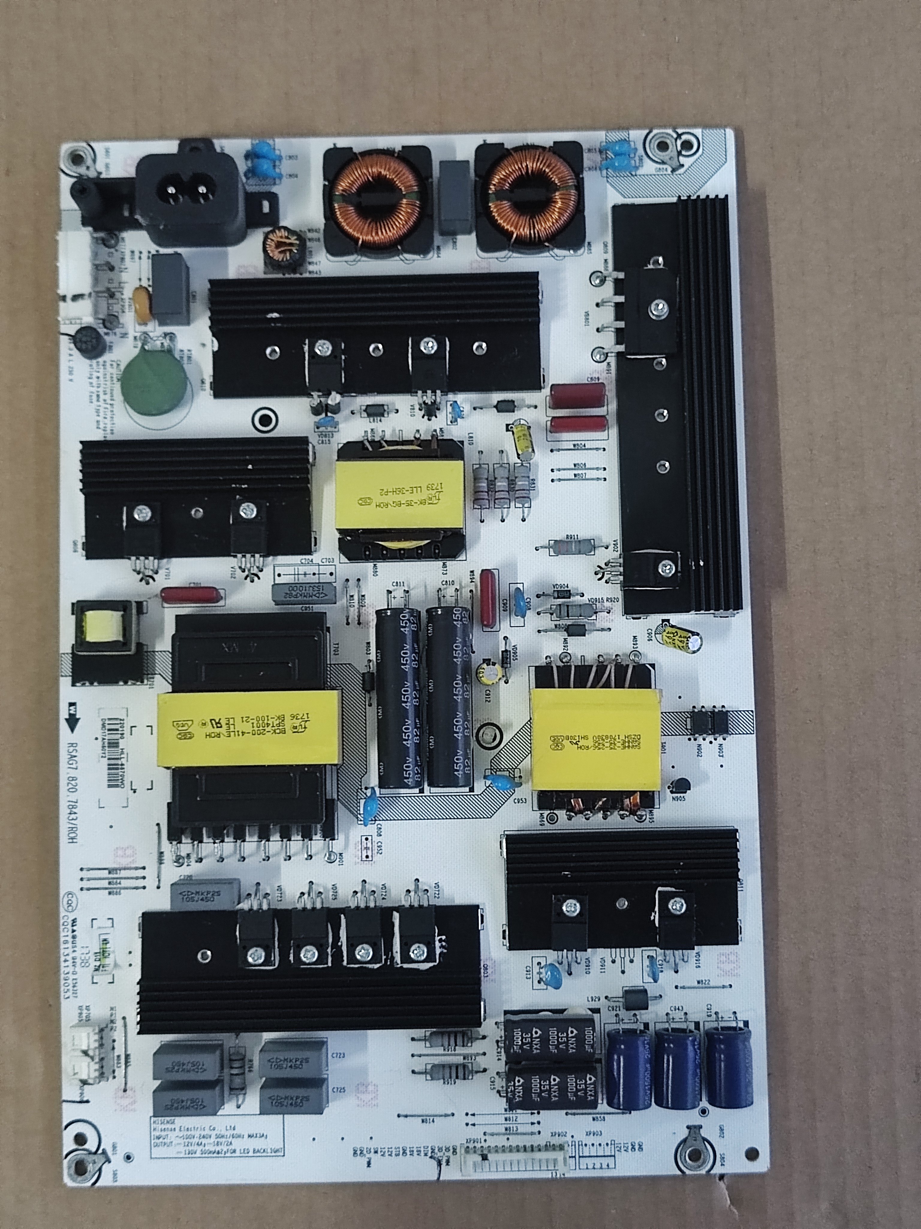 海信LED65N3000U LED65E5U 65EC500U电源板RSAG7.820.7843 220190