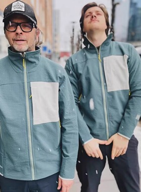 R2春季 Techface防水保暖透气云朵抓绒户外休闲运动立领夹克25101