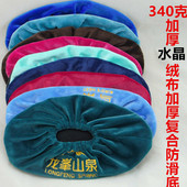 包邮 绒布鞋 套家用加厚室内布脚套可反复洗防滑耐磨机房样板间绣字