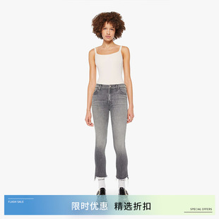 MOTHER INSIDER 女士高腰微喇毛边流苏牛仔裤1157-515-OSH