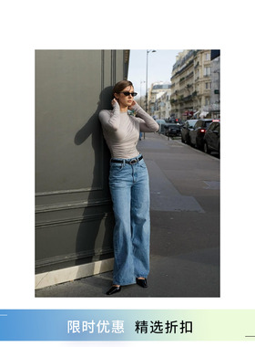 [CLOC]AGOLDE 全长拖地弧形镰刀弯刀牛仔裤女春季Low Curve Jean