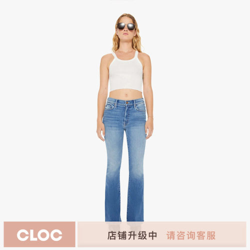 motherdenim微喇全长牛仔裤