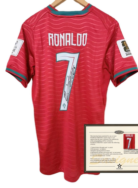 26 Portuguese Ronaldo football printed signed  jersey shirt