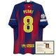 jersey Pedri soccer shirt printed signature