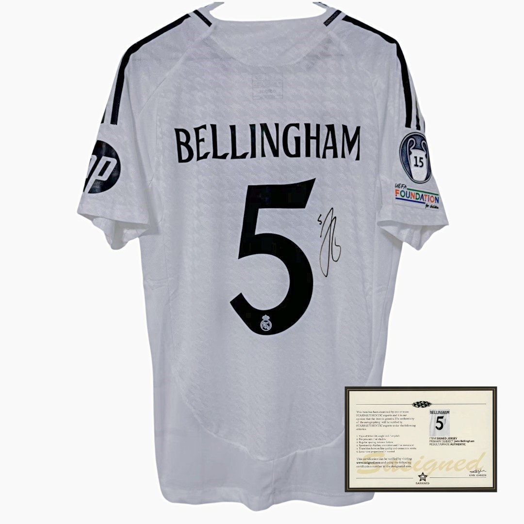 24-25Madrid Bellingham printed signed football jerseys