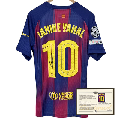 25-26 yamal football jersey printed signature soccer shirt