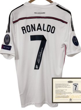 14-15 Ronaldo football printed signature Jerseys shirt