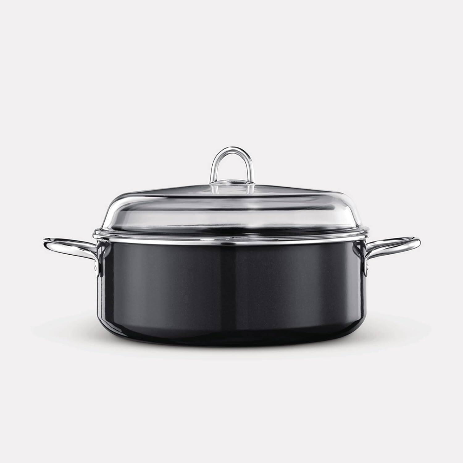 德国Silit厨房陶瓷砂锅煎炒油炸肉面炖锅焖汤锅28cm