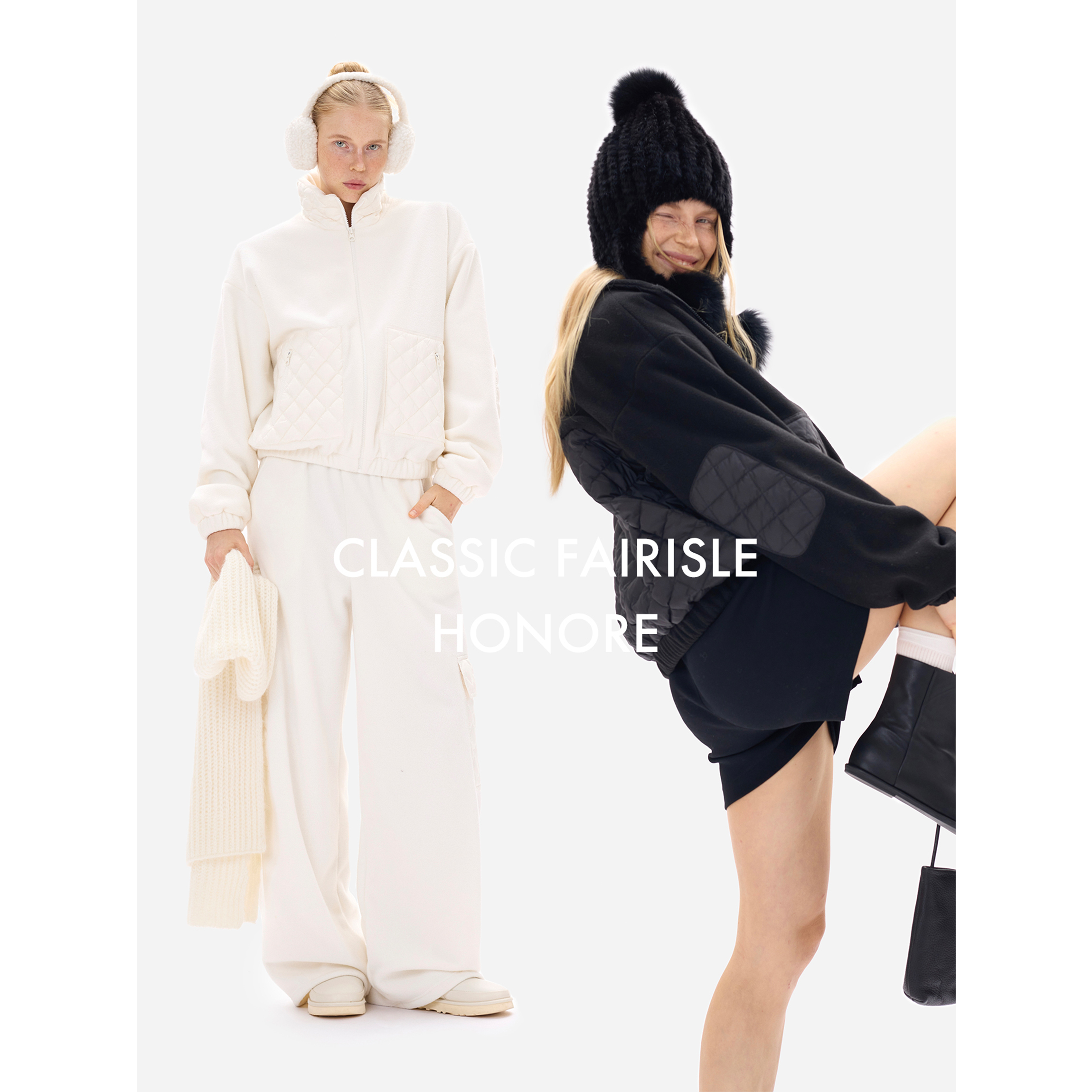 AI0菱格拼接摇粒绒波兰进口套装