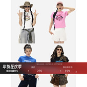 HONORE古月 Tee 小飞袖 原创系列The Cali海岛椰林度假美式