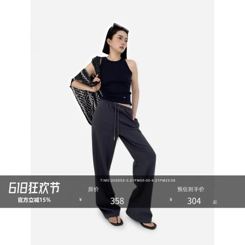 古月outfit美式直筒休闲裤