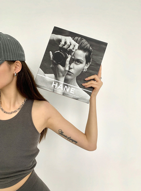 HONORE古月 懒人穿搭法则 自带胸垫修身显瘦背心女内搭+短裤套装