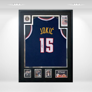 球衣相框装裱JSA挂墙nba篮球足球网球服T恤纪念收藏展示框架裱框