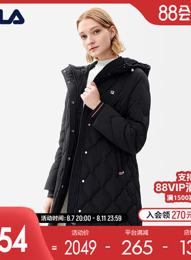 FILA斐乐女子中长款羽绒