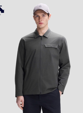 DESCENTE迪桑特DUALIS系列都市通勤男士亲肤柔软长袖衬衫新品