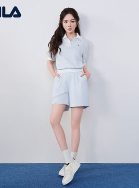 FILA品牌LOGO短裤女装小